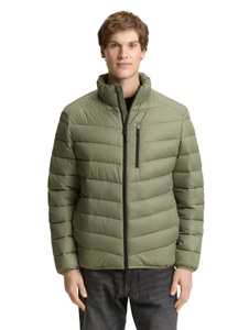 TOM TAILOR DENIM, TOM TAILOR Denim Steppjacke ohne Kapuze mit Stehkragen