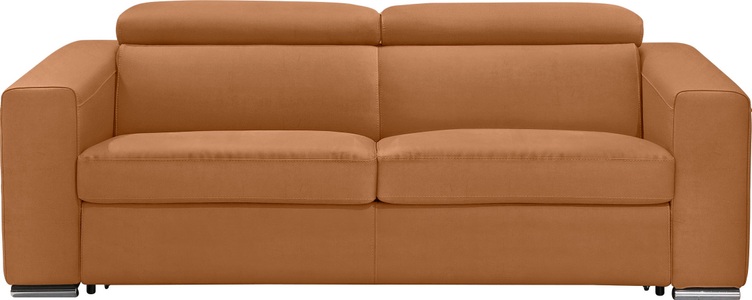 Egoitaliano, Egoitaliano Schlafsofa »Cabiria«, Sofa inkl. Schlaffunktion, Kopfteile verstellbar, mit Metallfüssen, Egoitaliano Schlafsofa »Cabiria, Design und super Sitz- und Liegekomfort« Sofa inkl. Schlaffunktion, Kopfteile verstellbar, mit Metallfüssen