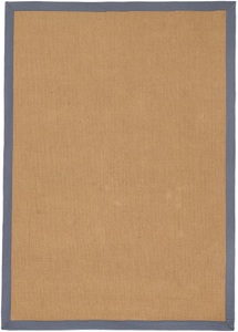 carpetfine, carpetfine Sisalteppich »Sisal«, rechteckig, 5 mm Höhe, carpetfine Sisalteppich »Sisal«, rechteckig, 5 mm Höhe, mit farbiger Bordüre, Anti Rutsch Rückseite