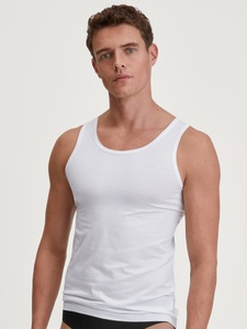 Calida, CALIDA Muskelshirt "Natural Cooling" Rundhals-Ausschnitt, breite Träger, weich, elastisch