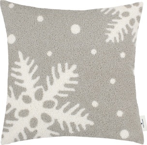 TOM TAILOR Kissenhülle »Winter Flake«, (1 St.), mit hochertigem Bouclé-Effekt