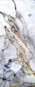 QUEENCE, queence Garderobenpaneel, queence Garderobenleiste »Marlik«, Wanddeko, Wandgarderobe, Marmor