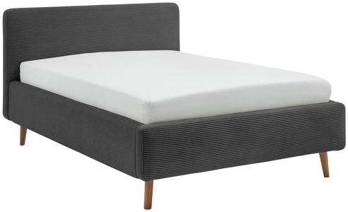 Novel, Novel - Bett MATTIS_8096 - anthrazit - Textil - 140x200