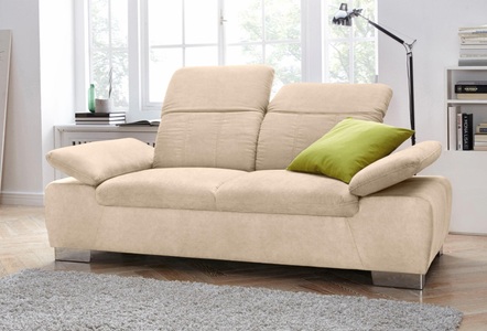 DOMO collection, DOMO collection 2-Sitzer, DOMO collection 2-Sitzer »Milan«, mit Rückenverstellung und Federkern
