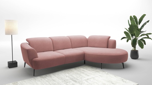 sit&more Ecksofa »Zoe«, ink.Sitztiefenverstellung, wahlweise mit Kopfteilverstellung