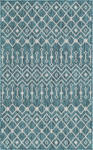 Myflair Möbel & Accessoires, Myflair Möbel & Accessoires Teppich »Outdoor Crosses«, rechteckig, 4 mm Höhe, In- und Outdoor geeignet, ideal im Wohnzimmer & Schlafzimmer, Myflair Möbel & Accessoires Teppich »Outdoor Crosses Lagerräumung«, rechteckig, 4 mm Höhe, Flachgewebe, Rauten Muster, In- und Outdoor geeignet