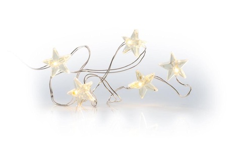Micasa, Lichterkette CHRISTMAS, Micasa, STT - Wand- & Deckenleuchte BATTERY LIGHT - silber - 500 cm