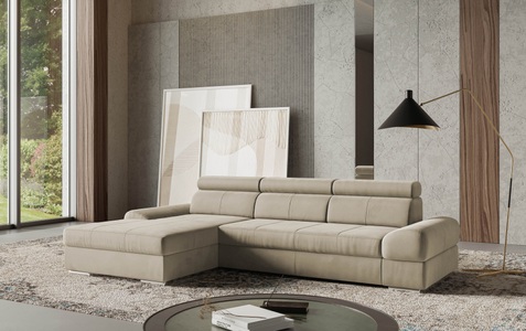sit&more Ecksofa »Broadway L-Form«, mit verstellbaren Kopfteilen, wahlweise mit Bettfunktion