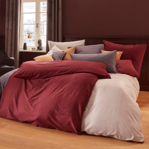 Schlafgut, Schlafgut Bettwäsche »Mako-Satin«, (2 tlg.), Bettwäsche in Mako Satin Qualität, Satin mit seidigem Glanz, 