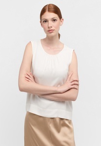 ETERNA Mode GmbH, Viscose Shirt Bluse in off-white unifarben, 
