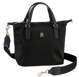 Tommy Hilfiger, Tommy Hilfiger Henkeltasche »POPPY NEW SMALL TOTE«, mit Markenemblem vorne, Tommy Hilfiger Henkeltasche »POPPY NEW SMALL TOTE«, Damen Umhängetasche, Shopper, mit Markenemblem vorne