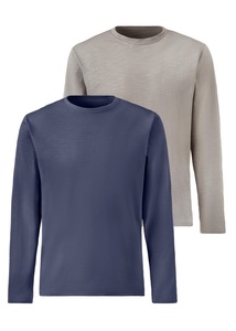 John Devin Langarmshirt, in hochwertiger slub-yarn Qualität