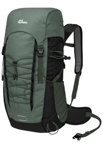 Jack Wolfskin, Jack Wolfskin Wanderrucksack für Kinder ab 9 Jahren Peak Hiker one size grün hedge green, Jack Wolfskin Wanderrucksack »PEAK HIKER«