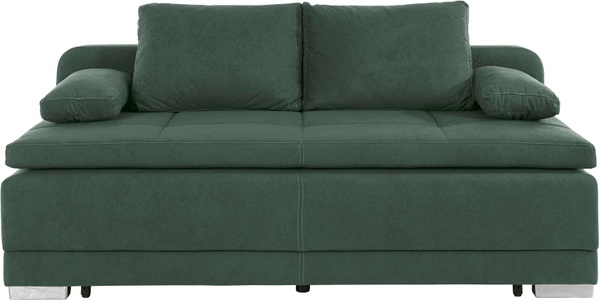 COLLECTION AB, COLLECTION AB Schlafsofa, mit Bettfunktion und Bettkasten, frei im Raum stellbar, inklusive loser Armlehn-und Rückenkissen, COLLECTION AB Schlafsofa »Berlin«, Bettfunktion und Bettkasten, lose Armlehn-und Rückenkissen