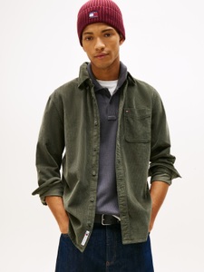 Tommy Jeans Langarmhemd »TJM BABY CORD SHIRT EXT«, Regular Fit, Button-down-Kragen