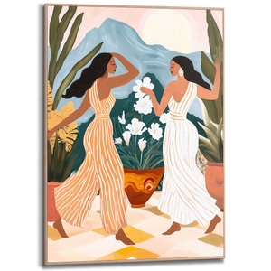 Reinders! Poster »Tanzende Damen« Hobbyraum - Mehrfarbig - MDF - Frauen - 50x70 cm