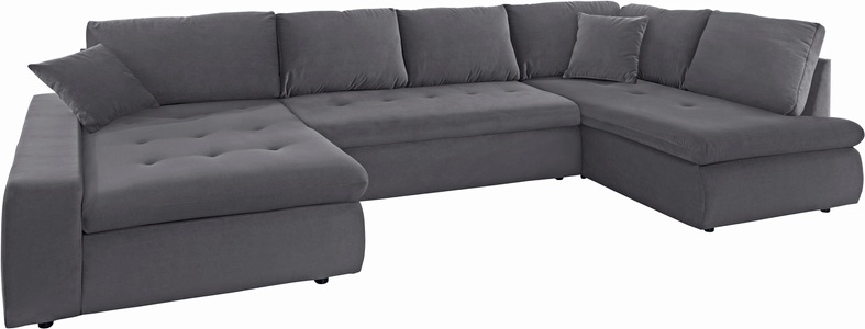 TRENDMANUFAKTUR, TRENDMANUFAKTUR Wohnlandschaft, wahlweise mit Bettfunktion, TRENDMANUFAKTUR Wohnlandschaft »Indie II, tolle Detailverarbeitung, bequem und komfortabel im Sitz«, wahlweise mit Bettfunktion, U-Form