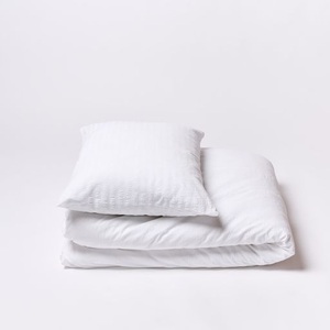 Journey Living, Journey Living - Duvetanzug KEMERI - weiss - Biobaumwolle - 160x210, Journey Living Duvetbezug Kemeri