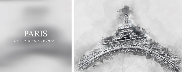 Leinwandbild »Paris« (Set)