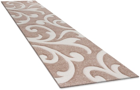PACO HOME, Läufer, »Diamond 761«, Paco Home, rechteckig, Höhe 18 mm, Paco Home Läufer »Diamond 761«, rechteckig, 18 mm Höhe, Teppich-Läufer, Kurzflor, gewebt, 3D-Design, mit Ornamenten