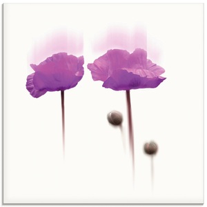 Artland Glasbild »Blüte abstrakt«