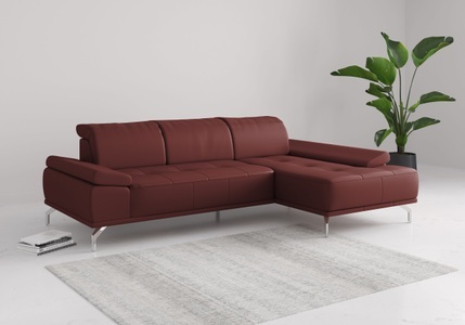 Places of Style Ecksofa »Caluna«, Inkl.Sitztiefenverstellung, wahlweise mit Kopf- und Armteilverstellung