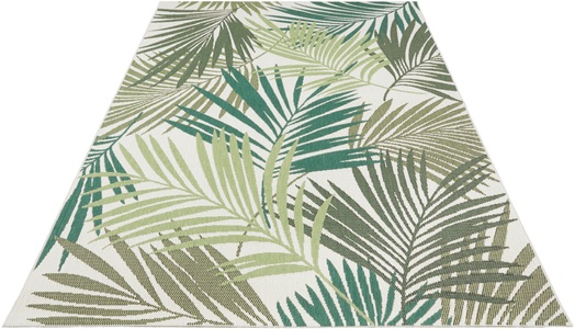 BOUGARI, Teppich, »Vai«, bougari, rechteckig, Höhe 8 mm, maschinell gewebt, NORTHRUGS Teppich »Outdoor Beach 80«, rechteckig, - mm Höhe