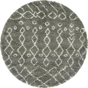 Myflair Möbel & Accessoires, Myflair Möbel & Accessoires Teppich »Temara Shag«, rund, 51 mm Höhe, Myflair Möbel & Accessoires Hochflor-Teppich »Temara Shag Lagerräumung«, rund, 51 mm Höhe, gewebt, Scandi Design, ideal im Wohnzimmer & Schlafzimmer