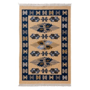 Sehrazat, Sehrazat Teppich »Tulum 9910«, rechteckig, 5 mm Höhe, Wendeteppich, waschbar, Wohnzimmer, Sehrazat Teppich »Tulum 9910«, rechteckig, 5 mm Höhe, Wendeteppich, waschbar, Wohnzimmer