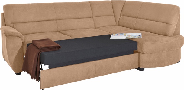 SIT&MORE, sit&more Ecksofa, sit&more Ecksofa »Pandora L-Form« wahlweise mit Bettfunktion und Bettkasten
