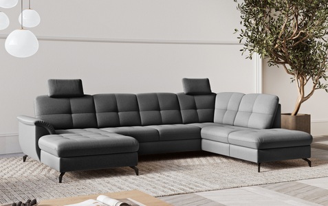 sit&more Wohnlandschaft »Zora U-Form«, wahlweise mit Bettfunktion und Bettkasten