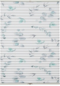 Gardinia, GARDINIA Plissee »Plissee Concept zum Klemmen Flowers and Plants Zweig«, blickdicht, ohne Bohren, verspannt, GARDINIA Plissee »Plissee Concept zum Klemmen Flowers and Plants Zweig«, blickdicht, ohne Bohren, verspannt, in der Breite kürzbar