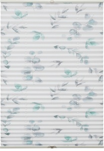 Gardinia, GARDINIA Plissee »Plissee Concept zum Klemmen Flowers and Plants Zweig«, blickdicht, ohne Bohren, verspannt, GARDINIA Plissee »Plissee Concept zum Klemmen Flowers and Plants Zweig«, blickdicht, ohne Bohren, verspannt, in der Breite kürzbar