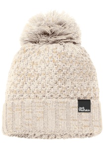 Jack Wolfskin, Jack Wolfskin HIGHLOFT Bommelmütze Damen, 