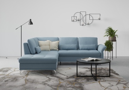 INOSIGN, INOSIGN Ecksofa »Palm Beach«, Federkern, mit Sitztiefenverstellung, wahlweise mit Bettfunktion, Bettkasten und Armteilverstellung, INOSIGN Ecksofa »Palm Beach L-Form«, Federkern, mit Sitztiefenverstellung, wahlweise mit Bettfunktion