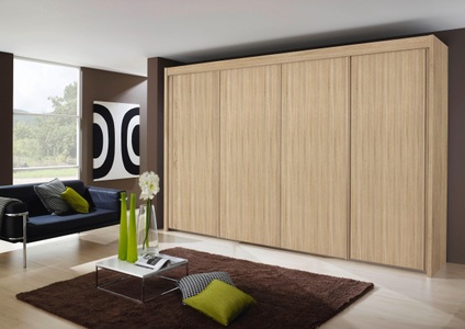 Dialog, Dialog Schwebetürenschrank »Imperial«, in 8 Breiten und 3 Höhen, rauch Schwebetürenschrank »Imperial«, in 8 Breiten und 3 Höhen