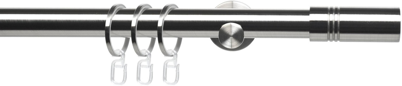 LIEDECO, Gardinenstange, »CELZYLIN01SG1L«, Liedeco, Fixmaß, Liedeco Gardinenstange »CELZYLIN01SG1L«, 1 läufig-läufig, Fixmass, 1-läufig im Fixmass Ø 25 mm