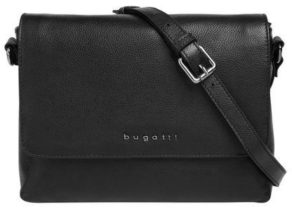 Bugatti, bugatti Umhängetasche »BELLA«, Bugatti - Bella Schultertasche Schwarz, für Damen, One Size