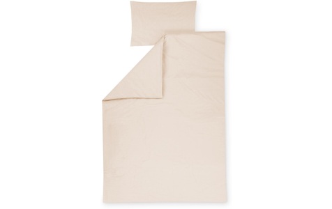 Julius Zöllner, JULIUS ZÖLLNER Bettwäsche uni taupe 100 x 135 cm - beige, Julius Zöllner Kinderbettwäsche »100 x 135 cm + 40 x 60 cm«