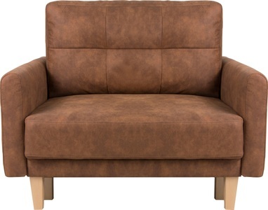 HOME AFFAIRE, Home affaire Sessel »Triplo«, mit Steppung im Rückenkissen, Home affaire Sessel »TRIPLO Relaxsessel mit Wellenunterfederung, Masse B/T/H: 95/100/89 cm«, Polstersessel mit Steppung im Rückenkissen, hohe Qualität