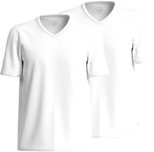 QS T-Shirt mit V-Ausschnitt
