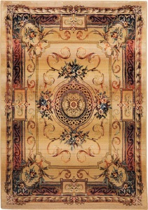 Theko®die Markenteppiche, Webteppich Swen Theko®die Markenteppiche Beige, THEKO Teppich »Gabiro 856«, rechteckig, 10 mm Höhe, Kurzflor, Orient-Optik, ideal im Wohnzimmer & Schlafzimmer