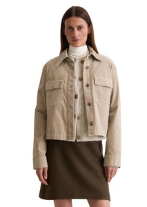 Marc O'Polo, Marc OPolo Kurzjacke aus Samt, regular fit, aus Organic-Cotton-Viskose-Stretch