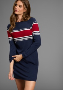 Laura Scott Strickkleid, mit Streifen