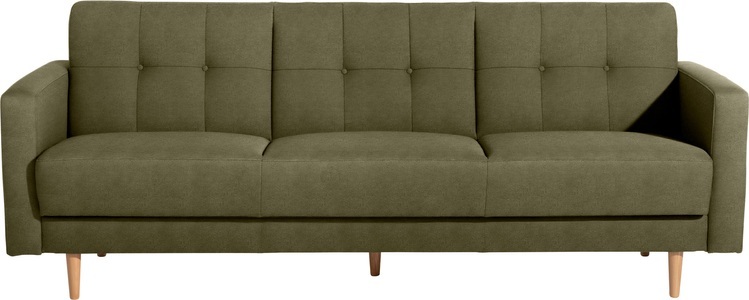 MAX WINZER, Max Winzer® 3-Sitzer »Jesper«, Schlafsofa mit Knopfheftung im Rücken, inklusive Bettkasten, Max Winzer® 3-Sitzer »Jesper Kippcouch mit komfortablem Federkern, klassisch und modern«, Schlafsofa mit Knopfheftung im Rücken, inklusive Bettkasten