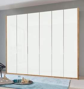 fresh to go, Fresh To Go Kleiderschrank »Level«, mit Glastüren, Wimex Kleiderschrank »Level by fresh to go«, Türen vollflächig mit farbigem Glas