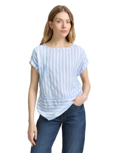 TOM TAILOR Shirtbluse, mit Streifen Muster