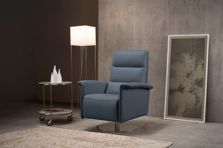 Egoitaliano, Egoitaliano Sessel »Kelly«, drehbar, manuelle Relaxfunktion mit Push-Back-Mechanismus, Egoitaliano Sessel »Kelly Designsessel«, drehbar, manuelle Relaxfunktion mit Push-Back-Mechanismus