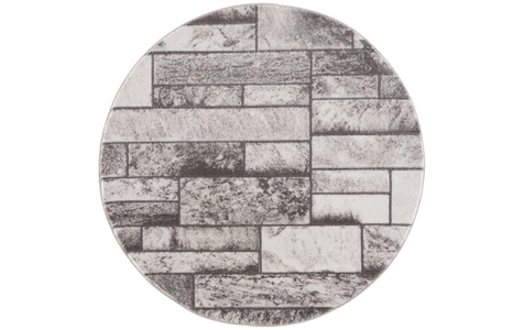 Teppich »Noa grey«, rund, - mm Höhe