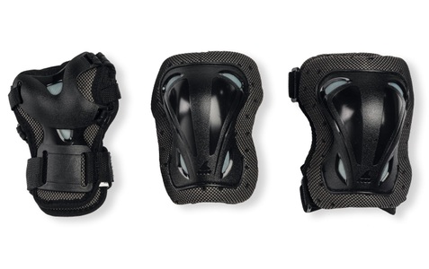 Rollerblade, ROLLERBLADE SKATE GEAR JUNIOR 3 PACK Protektorenset Kinder, Rollerblade Kinder-Schonerset Schonerset schwarz